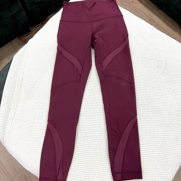 Lululemon Athletica Purple Leggings Sleek Stretchy Design - Picture 1 of 7
